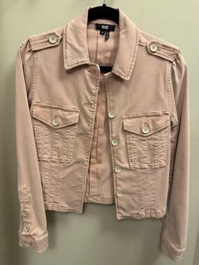 PAIGE Blush Pink Utility Jacket XS